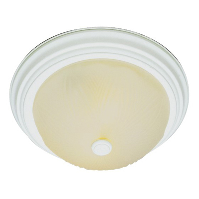 Trans Globe Lighting 58802 AW 2 Light Flush-mount in Antique White